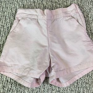 Girls Janie and Jack pink shorts size 6